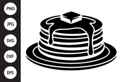 Pancake Stack SVG Product Image 1