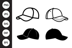 Baseball Cap SVG, Baseball Cap Clipart Product Image 1