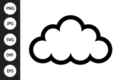 Cloud SVG Product Image 1
