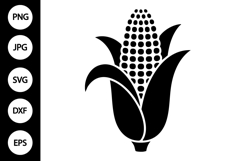 Corn Silhouette SVG Product Image 1