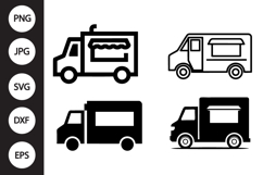 Food Truck SVG, Food Truck Clipart Product Image 1