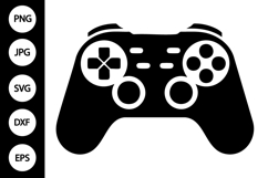 Game Controller Silhouette SVG Product Image 1