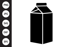 Milk Carton SVG Product Image 1