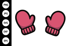 Winter Gloves SVG Product Image 1