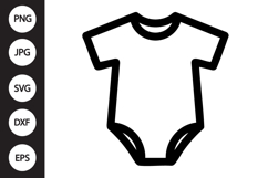 Baby Bodysuit SVG Product Image 1