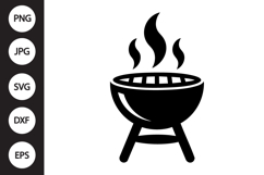 Barbecue Grill SVG Product Image 1