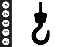 Crane Hook SVG Product Image 1