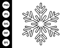 Snowflake SVG Product Image 1