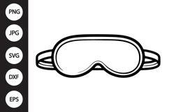 Sleeping Mask SVG Product Image 1