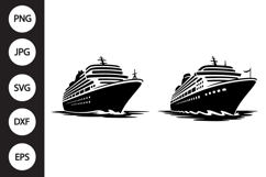 Cruise Ship SVG, Cruise Ship Clipart Product Image 1