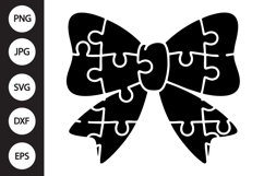 Puzzle Bow SVG Product Image 1