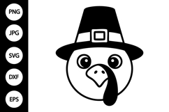 Turkey Face SVG Product Image 1