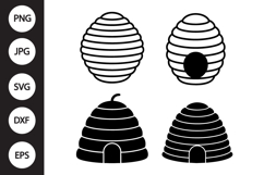 Bee Hive SVG, Bee Hive Clipart Product Image 1