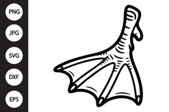 Duck Footprint SVG Product Image 1