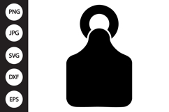 Cow Tag SVG Product Image 1