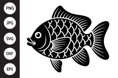Fish Silhouette SVG Product Image 1