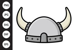 Viking Helmet SVG Product Image 1