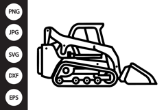 Track Skid Steer SVG Product Image 1