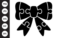 Puzzle Bow SVG Product Image 1