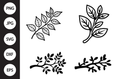 Branch SVG, Branch Clipart Product Image 1