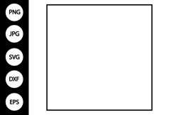 Square Frame SVG Product Image 1