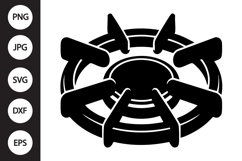 Gas Burner SVG Product Image 1