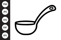 Ladle SVG Product Image 1