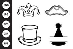 Carnival Hat SVG, Carnival Hat Clipart Product Image 1
