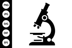 Silhouette Microscope SVG Product Image 1