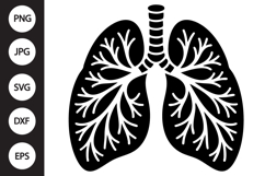 Lungs SVG Product Image 1