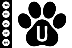 Paw Alphabet SVG Product Image 1