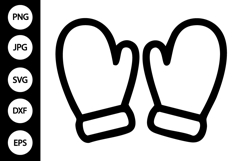 Winter Gloves SVG Product Image 1