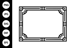 Modern Bold Frame SVG Product Image 1