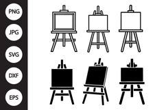 Easel SVG, Easel Clipart Product Image 1