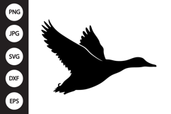 Flying Mallard Duck SVG Product Image 1
