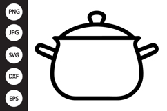 Cooking Pot SVG Product Image 1