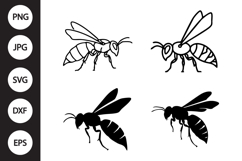 Wasp SVG, Wasp Clipart Product Image 1