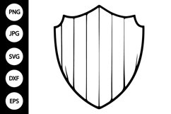 Wooden Shield SVG Product Image 1