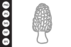 Morel Mushroom SVG Product Image 1