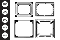 Modern Bold Frame SVG, Modern Bold Frame Clipart Product Image 1