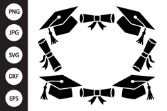 Graduation Frame SVG Product Image 1
