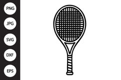 Tennis Racket SVG Product Image 1