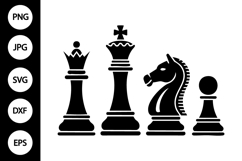Chess Pieces SVG Product Image 1