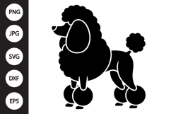 Poodle Dog Silhouette SVG Product Image 1
