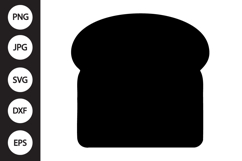Bread Slice SVG Product Image 1