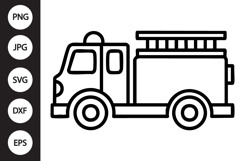 Fire Truck SVG Product Image 1