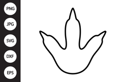 Chicken Footprint SVG Product Image 1