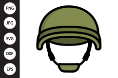 Army Helmet SVG Product Image 1