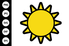Sun SVG Product Image 1