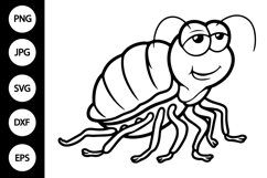 Outline Lice SVG, Coloring Page Product Image 1